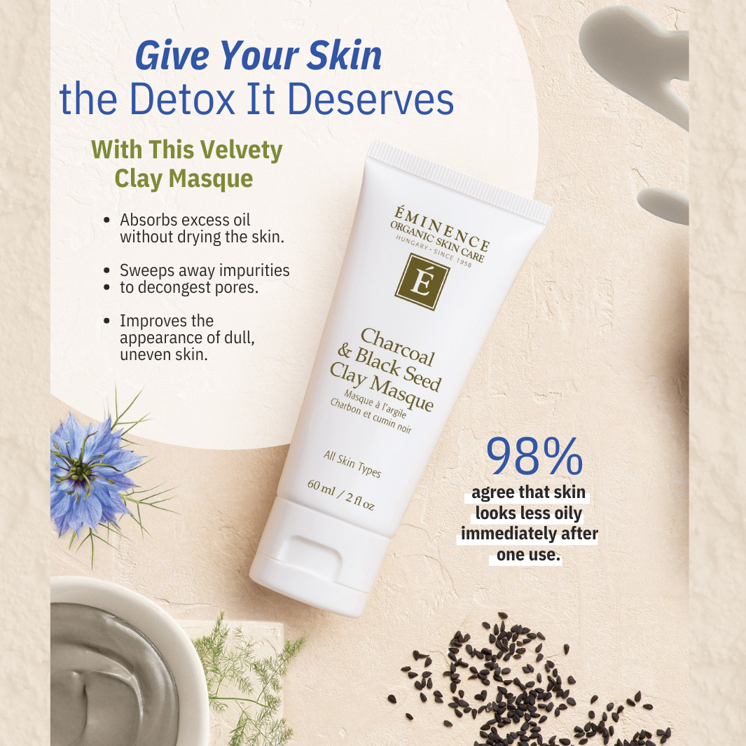 Eminence Organics Charcoal & Black Seed Clay Masque info