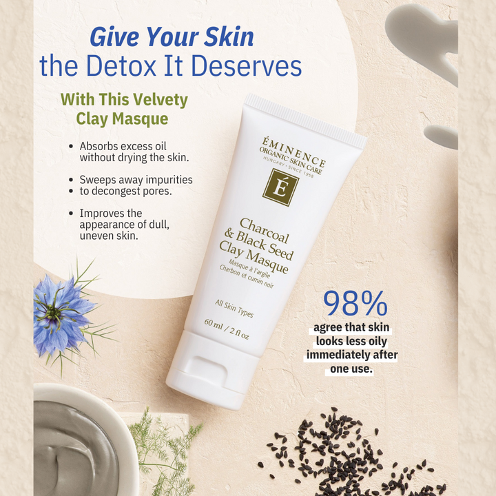 Eminence Organics Charcoal & Black Seed Clay Masque info