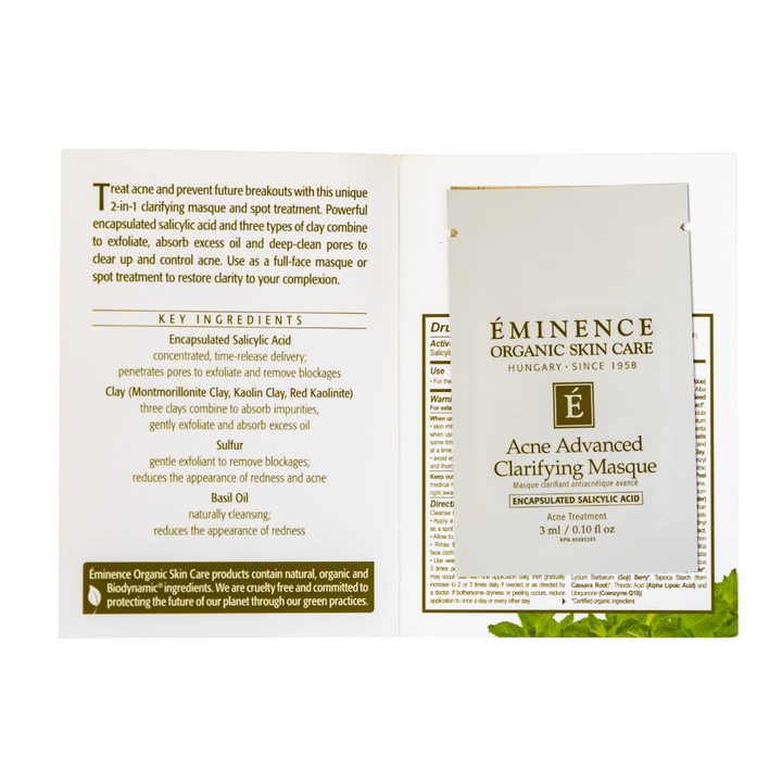 Eminence Organics Acne Advanced Clarifying Masque