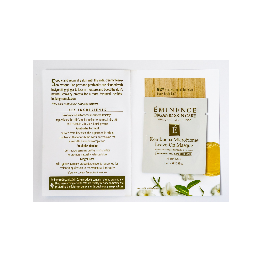 eminence organics kombucha microbiome leave-on masque