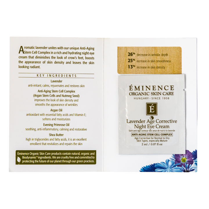 Eminence Organics Lavender Age Corrective Night Eye Cream