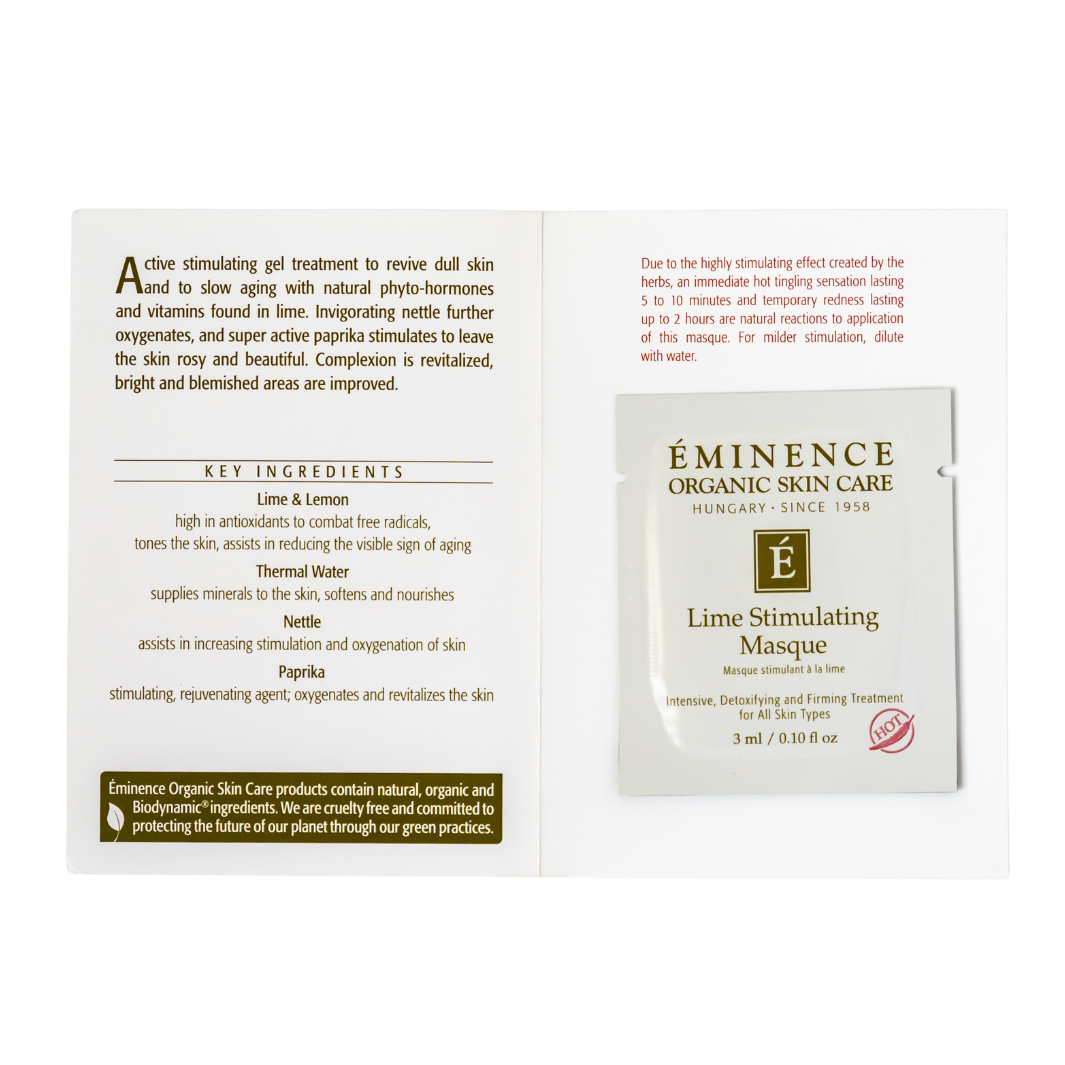 eminence organics lime stimulating masque