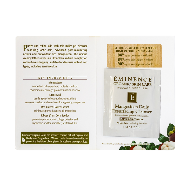 Eminence Organics Mangosteen Daily Resurfacing Cleanser