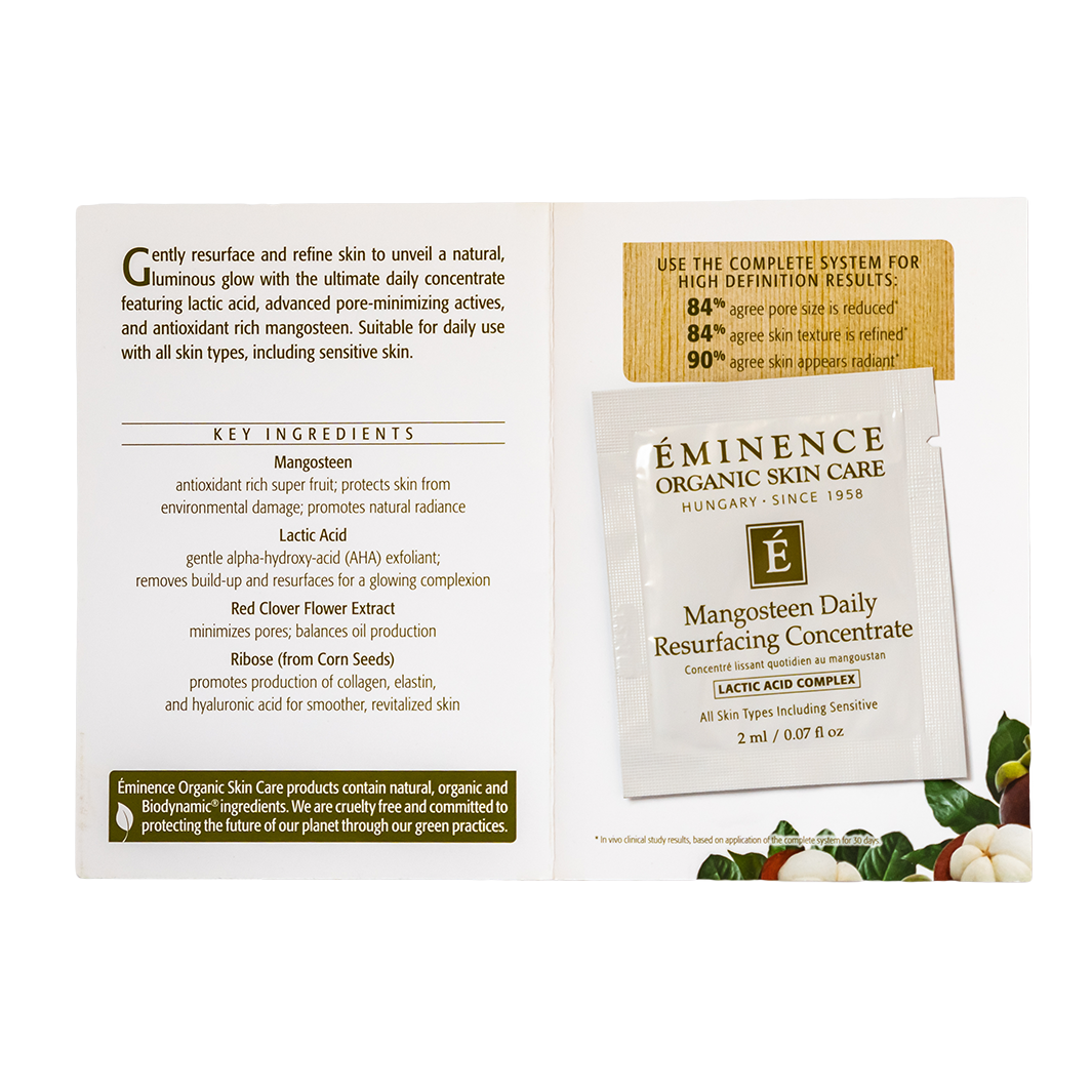 Eminence Organics Mangosteen Daily Resurfacing Concentrate