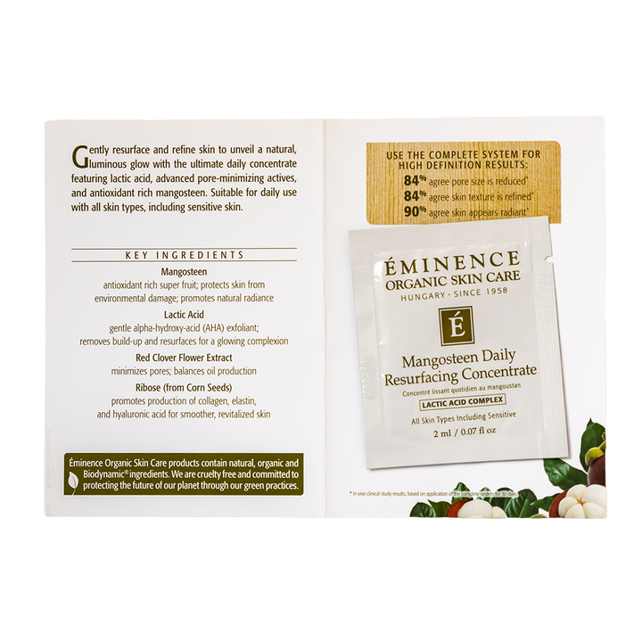 Eminence Organics Mangosteen Daily Resurfacing Concentrate