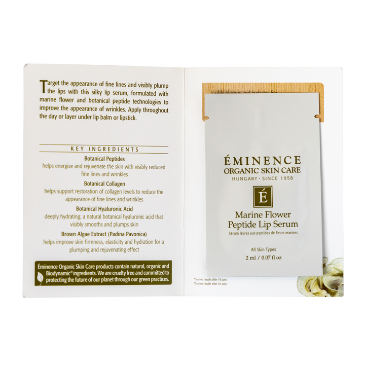 Eminence Organics Marine Flower Peptide Lip Serum