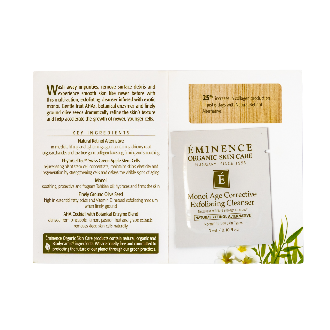 Eminence Organics Monoi Age Corrective Exfoliating Cleanser