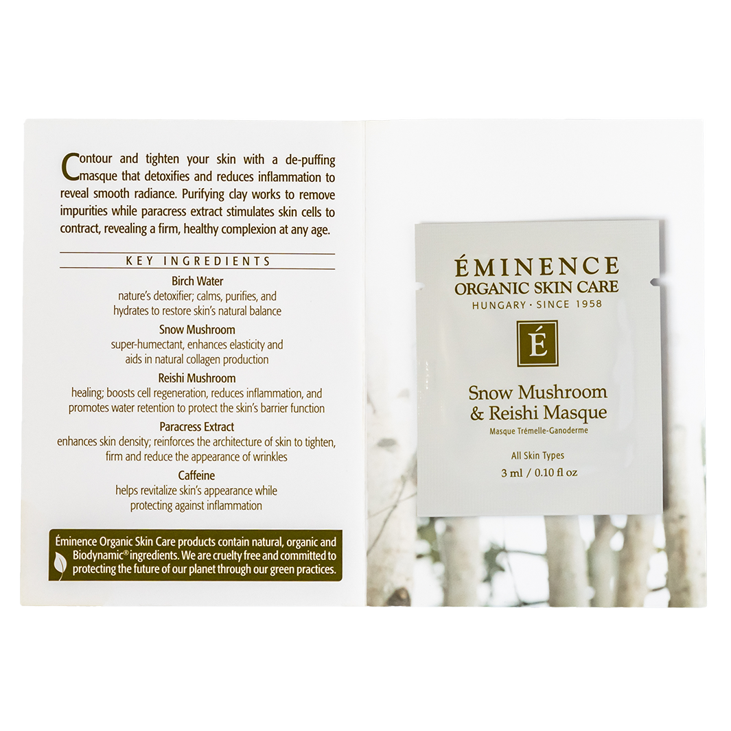 eminence organics snow mushroom reishi masque