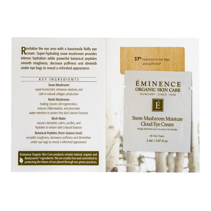 Eminence Organics Snow Mushroom Moisture Cloud Eye Cream