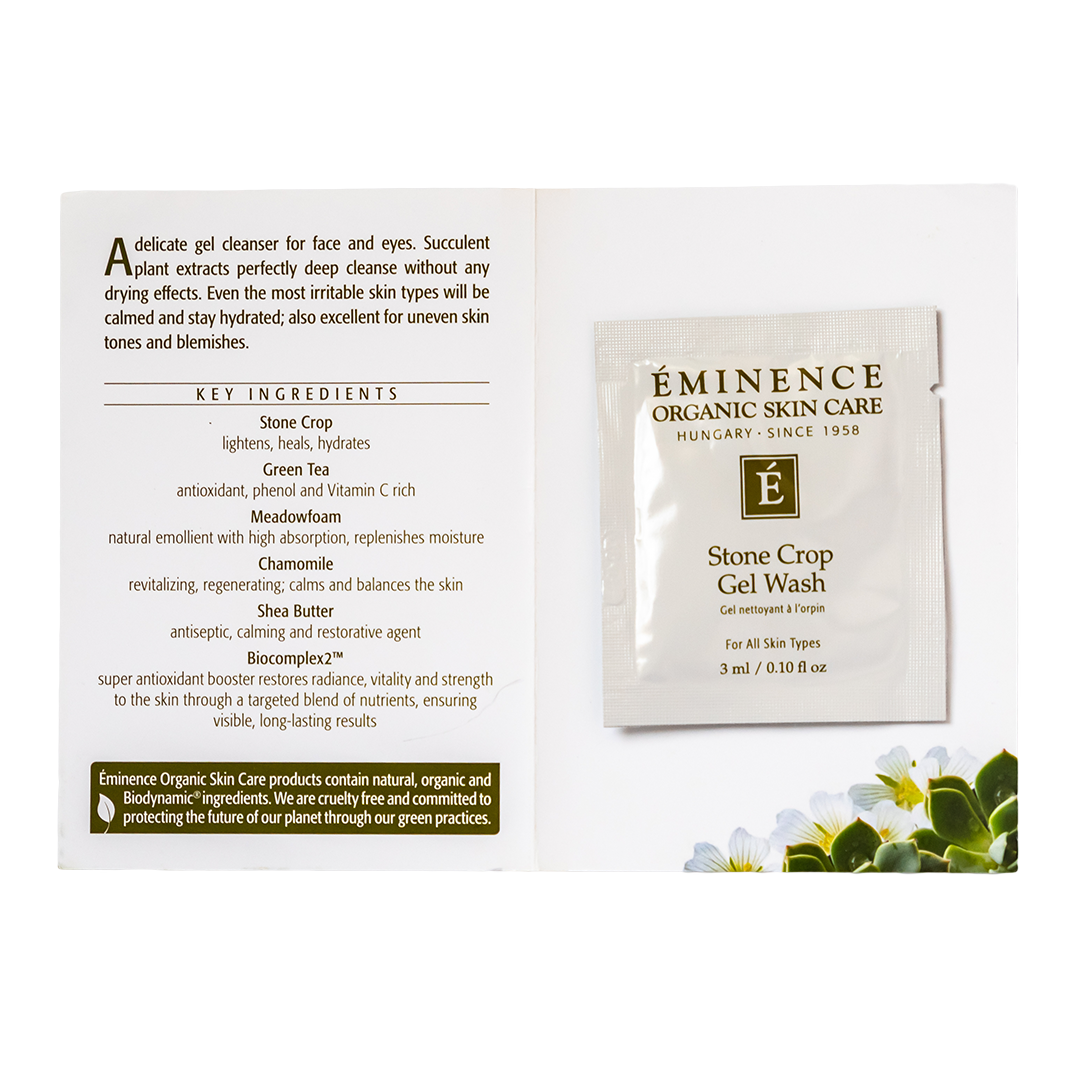 eminence organics stone crop gel wash