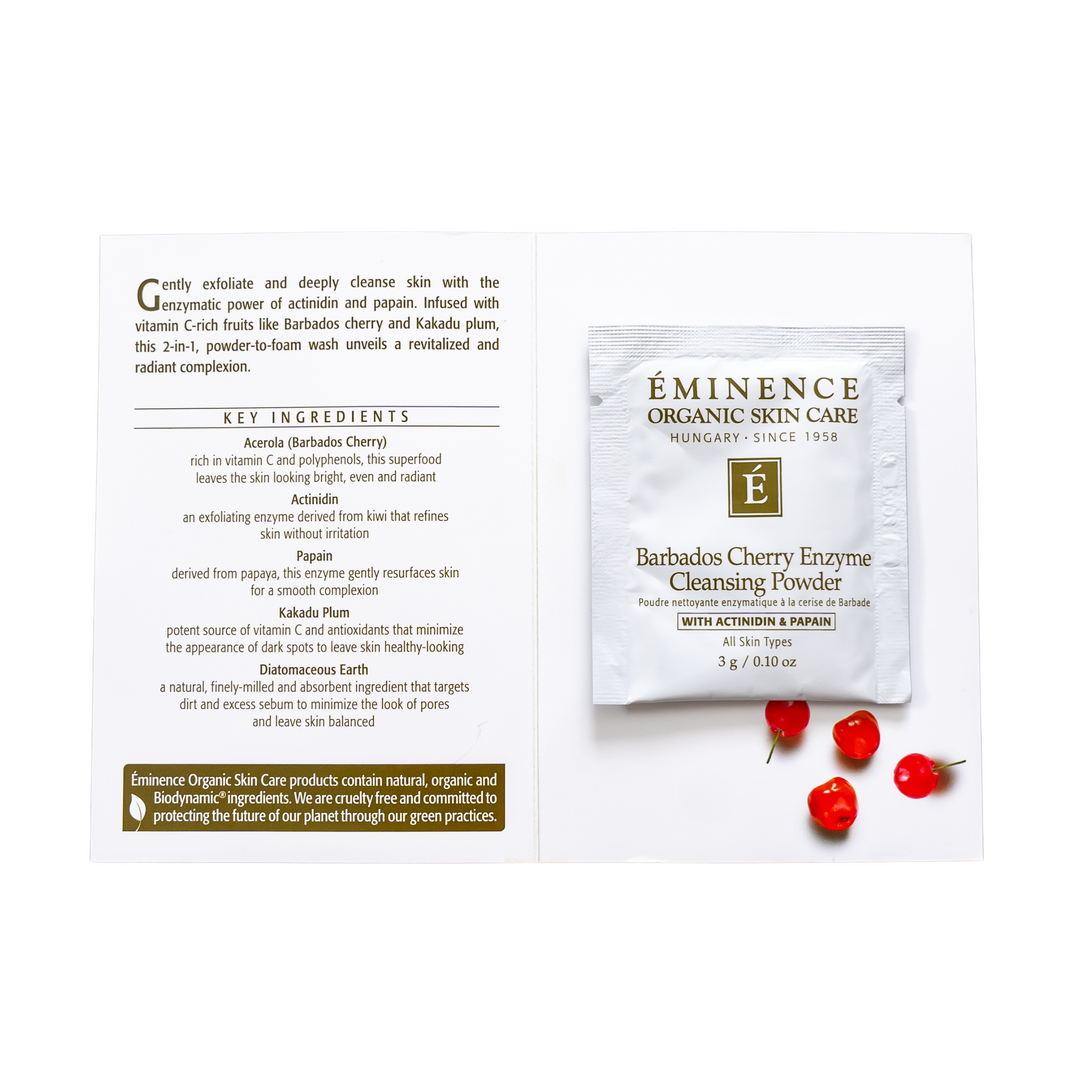 Eminence Organics Barbados Cherry Enzyme Cleansing Powder Sample Size