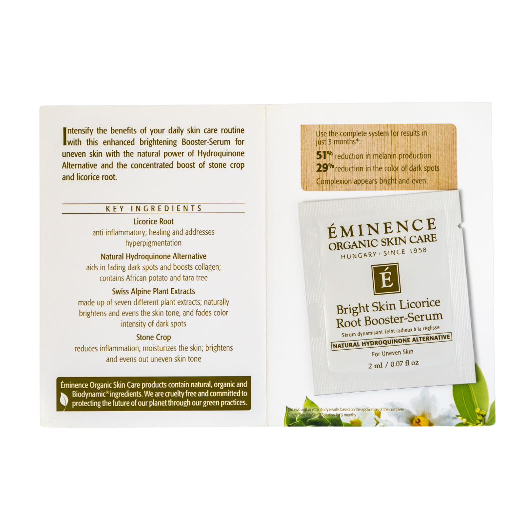Eminence Organics Bright Skin Licorice Root Booster Serum sample size