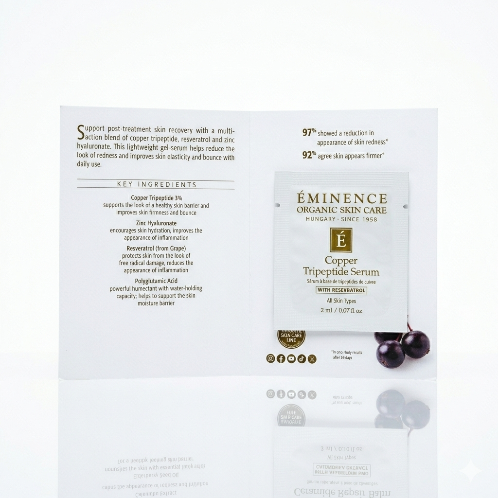 Eminence Organics Copper Tripeptide Serum sample size