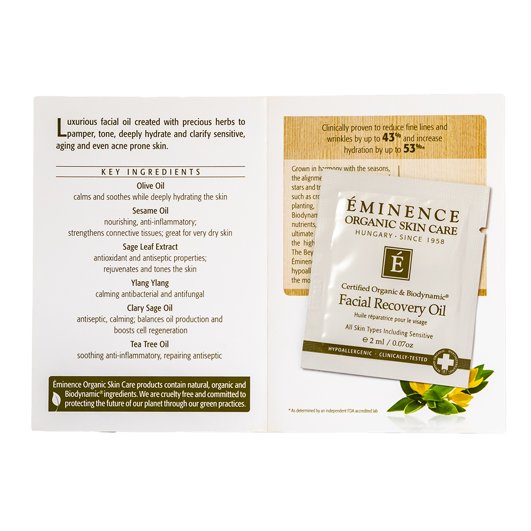 Eminence Organics Facial Recovery Oil sample size