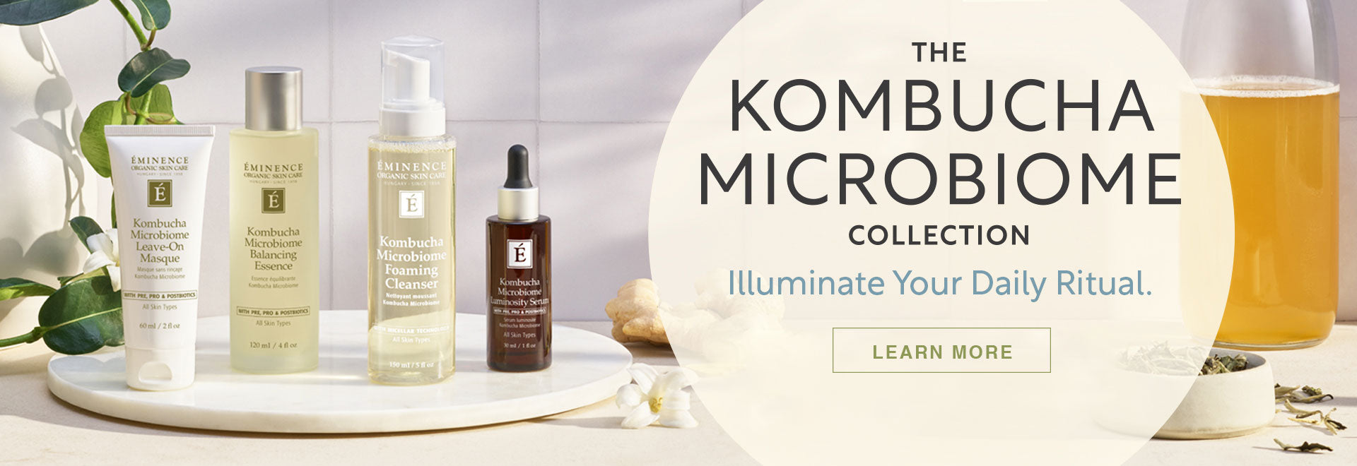 Eminence Organics Kombucha Microbiome Collection