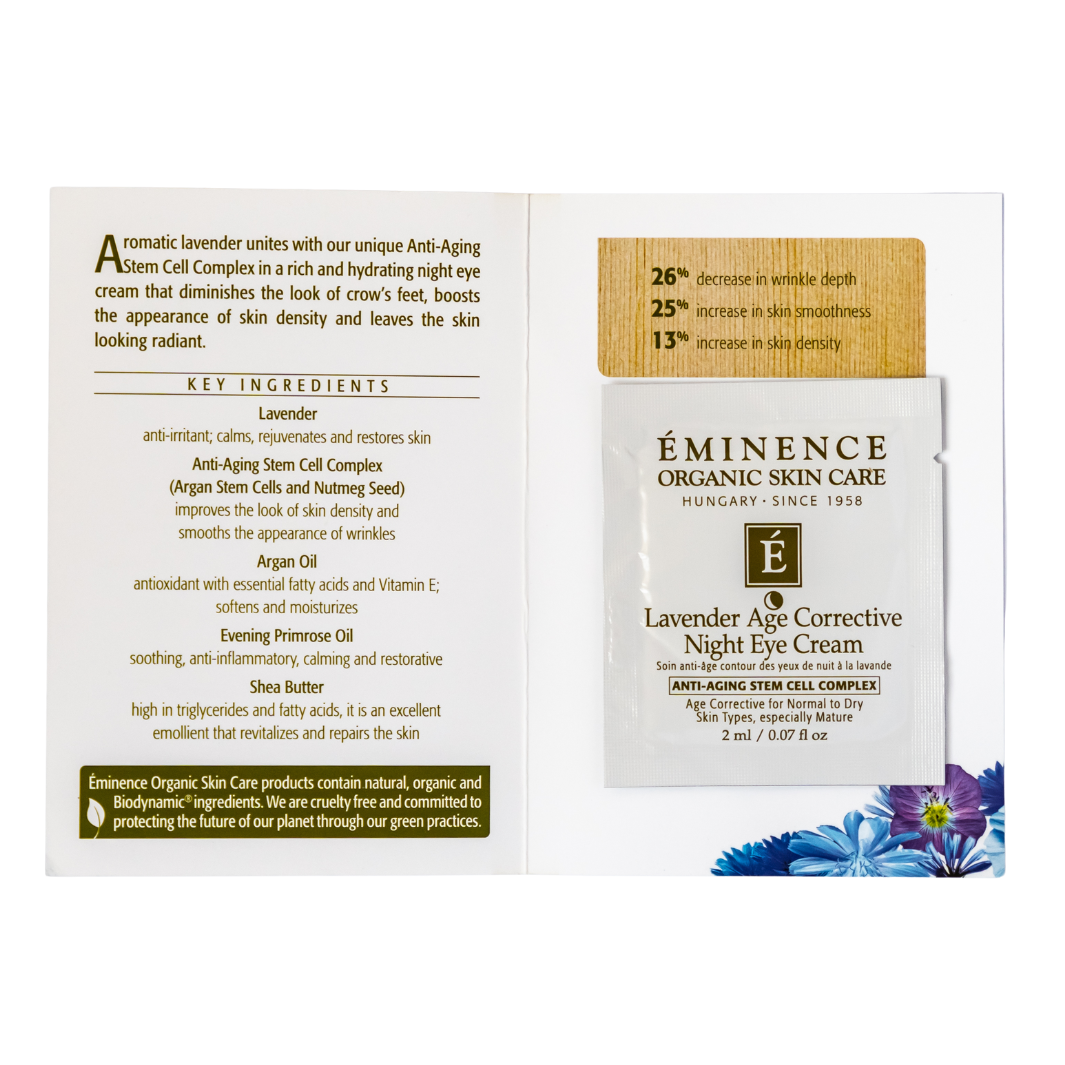 Eminence Organics Lavender Age Corrective Night Eye Cream sample size