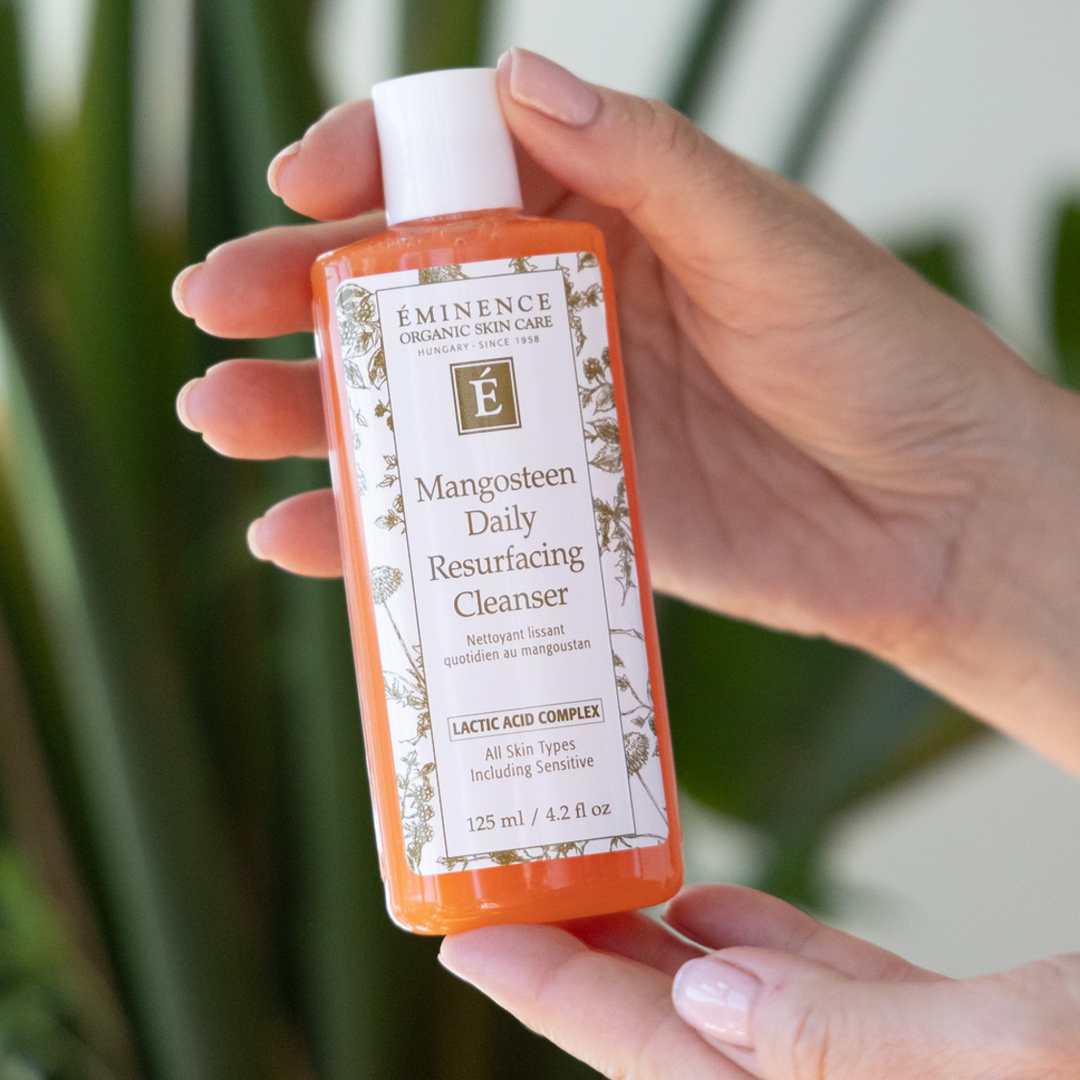 Eminence Organics Mangosteen Daily Resurfacing Cleanser lifestyle