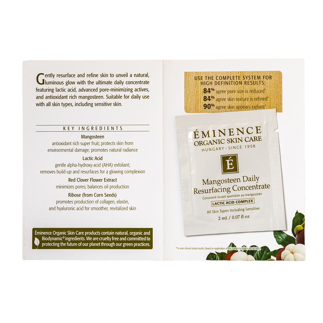 Eminence Organics Mangosteen Daily Resurfacing Concentrate sample size