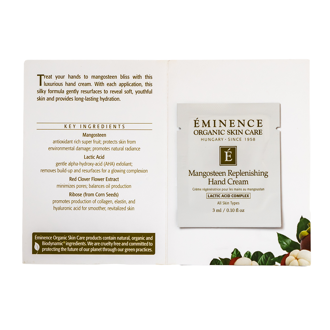Eminence Organics Mangosteen Replenishing Hand Cream sample size