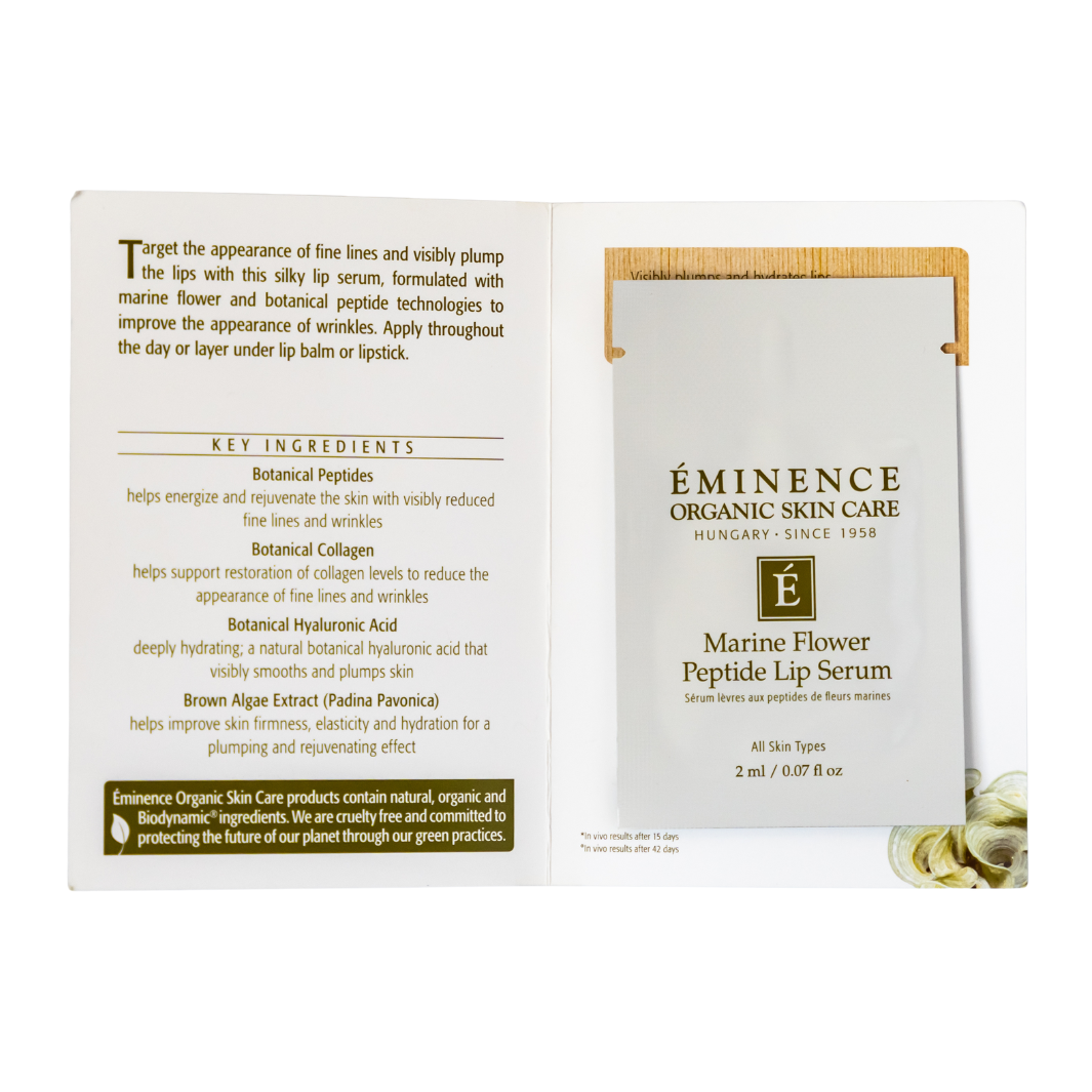 Eminence Organics Marine Flower Peptide Lip Serum sample size