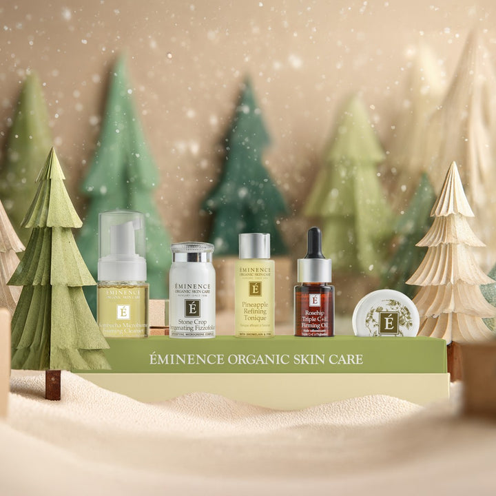 Eminence Organics Radiance Renewal Gift Set - Limited Edition  lifestyle winter wonderland 