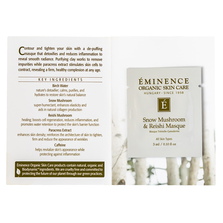 Eminence Organics Snow Mushroom &amp; Reishi Masque sample size
