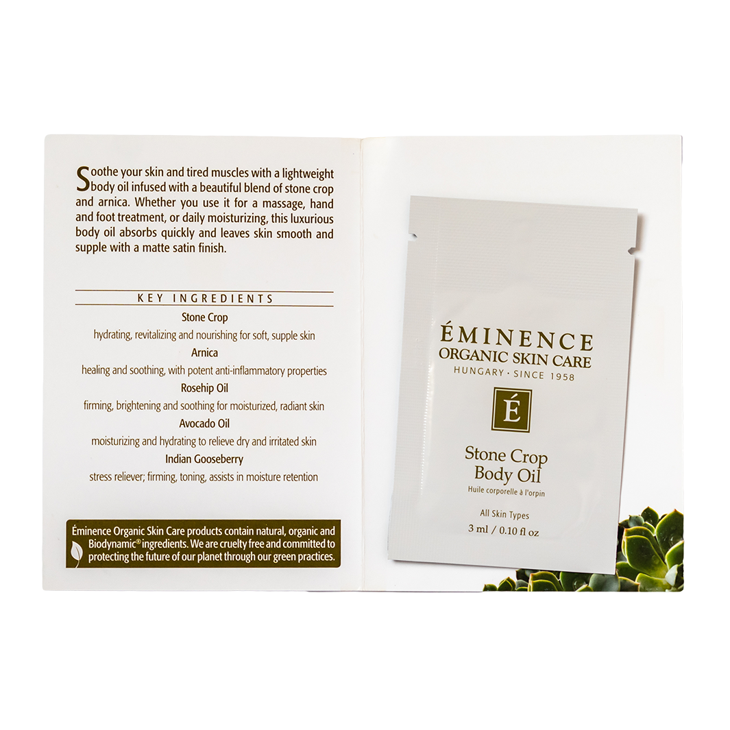 Eminence Organics Stone Crop Body Oil sample size