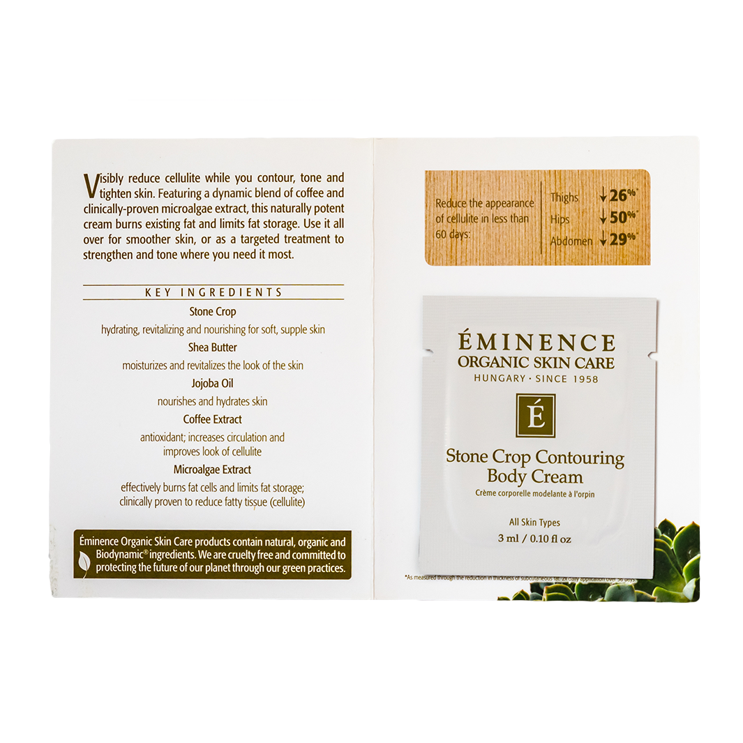 Eminence Organics Stone Crop Contouring Body Cream sample size