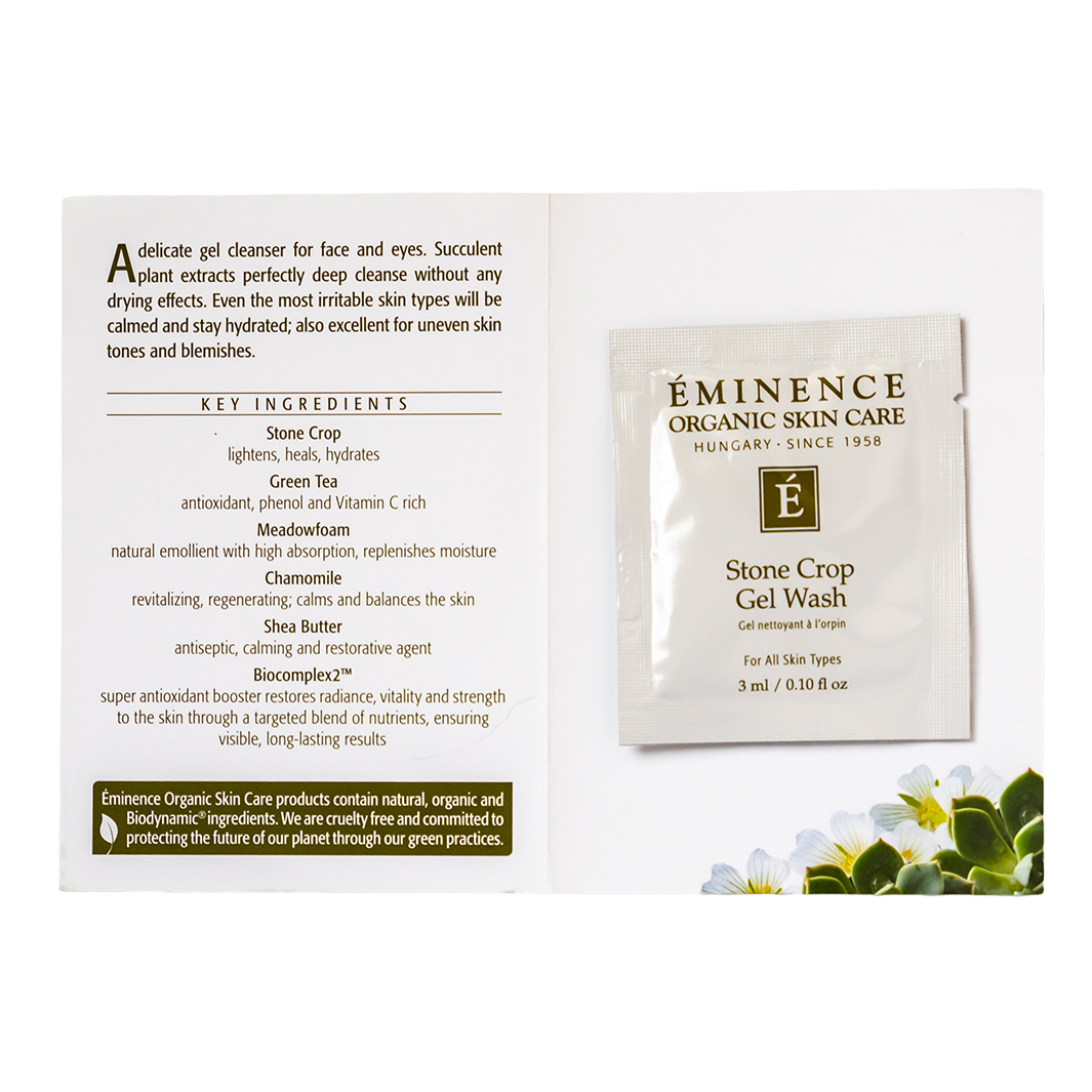 succulent skin gel Eminence Stone Crop Gel Wash