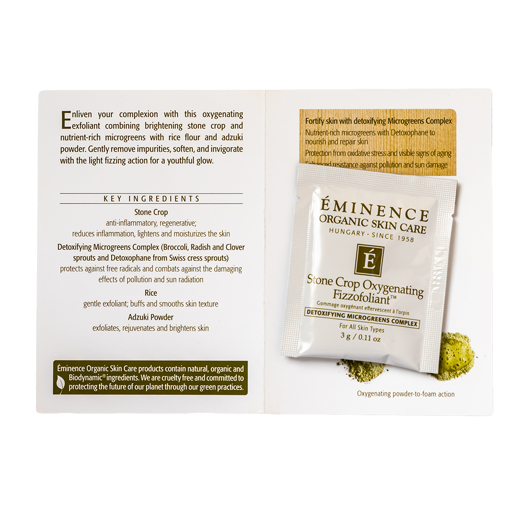 Eminence Organics Stone Crop Oxygenating Fizzofoliant sample size