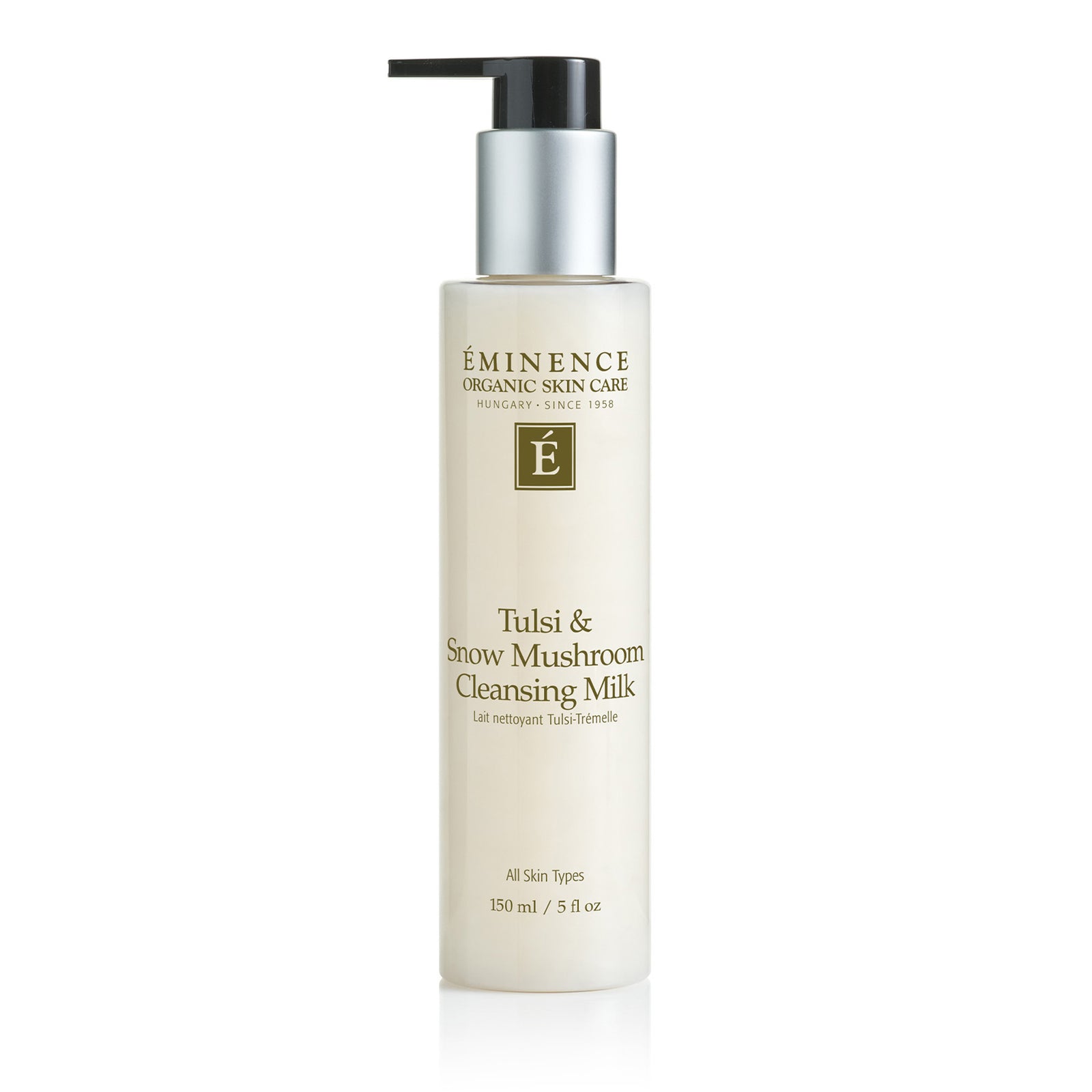  Eminence Tulsi & Snow Mushroom Cleansing Milk bottle on a white background