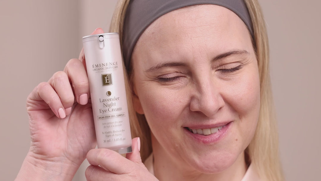 Eminence Organics Lavender Age Corrective Night Eye Cream video