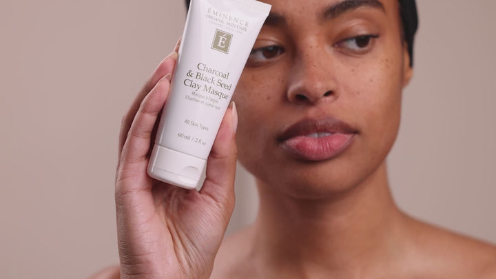 Eminence Organics Charcoal &amp; Black Seed Clay Masque video