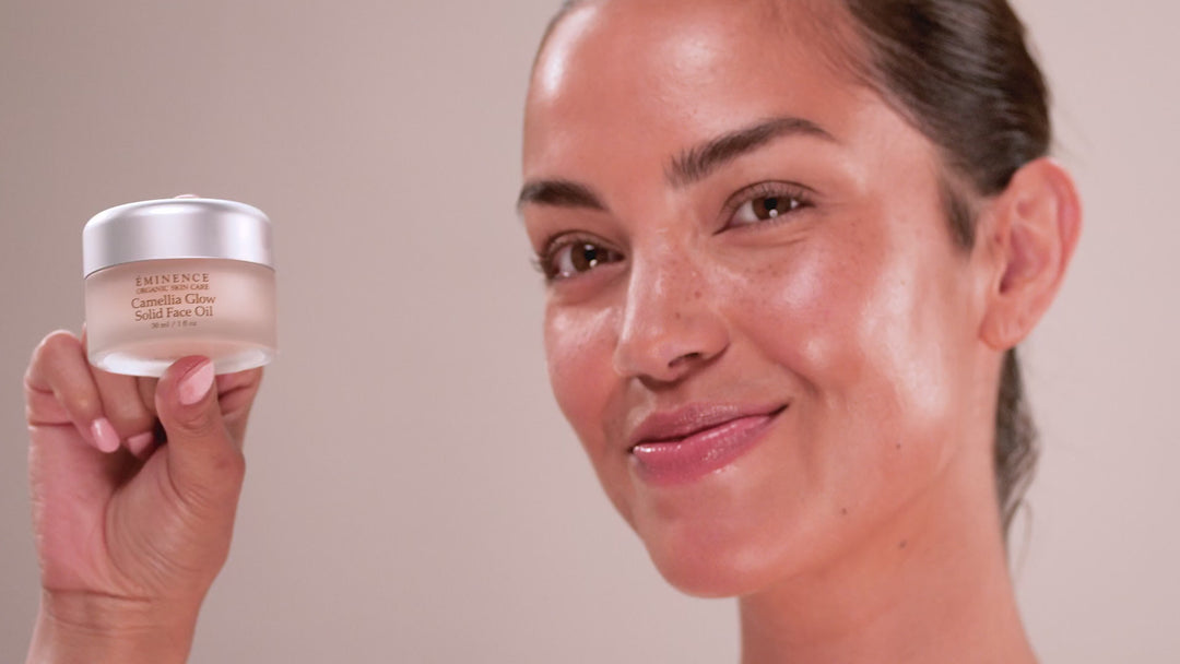 Eminence Organics Camellia Glow Solid Face Oil video