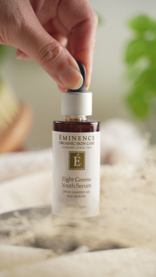 Eminence Organics Eight Greens Youth Serum social media video