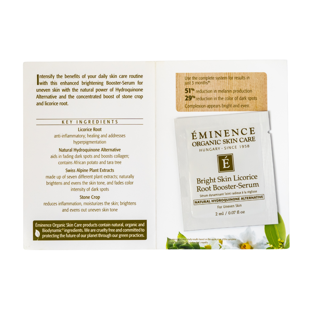 Sérum Eminence Bright Skin - Booster à La Racine De Réglisse - 30 Ml - Neuf