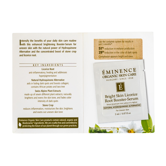 Eminence Organics Bright Skin Licorice Root BoosterSerum, 1 Ounce Buy Natural Skin Care